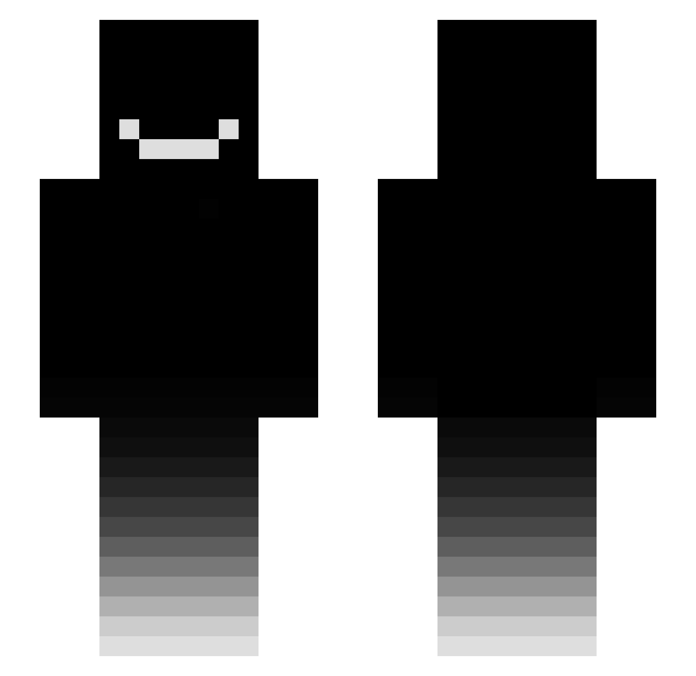 eudlee Minecraft skin, front and back view