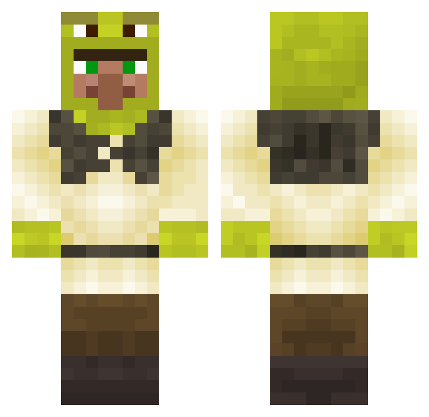 ThijsD_013 Minecraft skin, front and back view