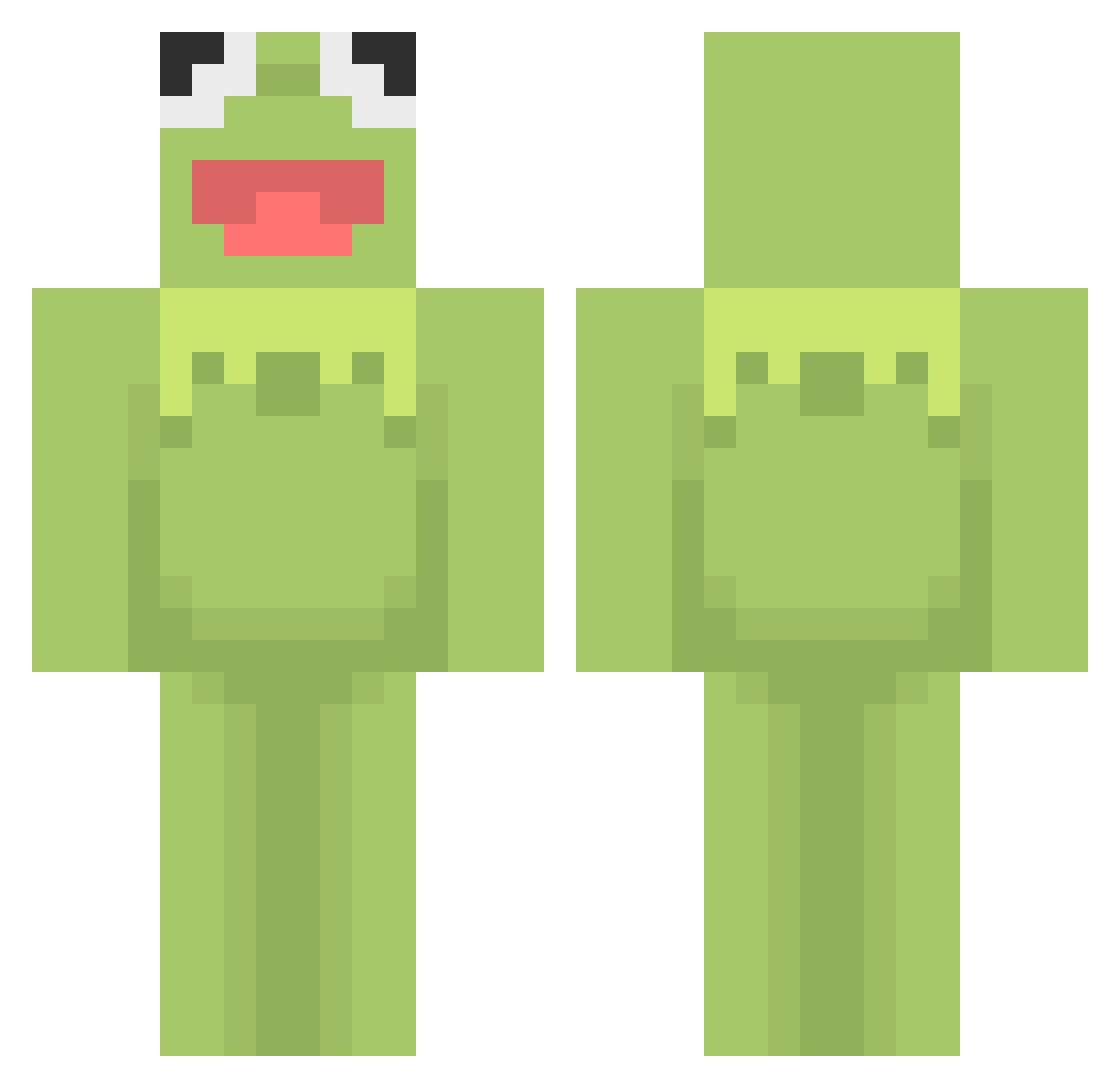 zuziaczek_ Minecraft skin, front and back view