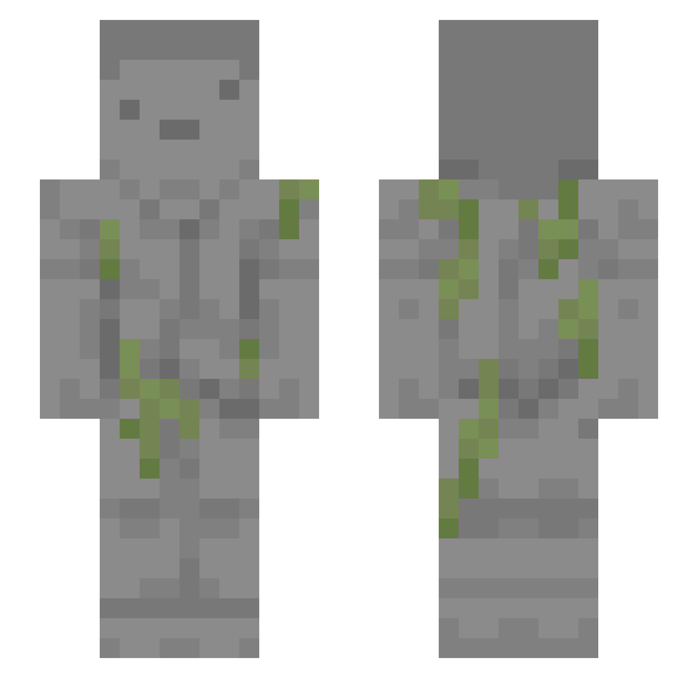 Tee_TacoSS Minecraft skin, front and back view