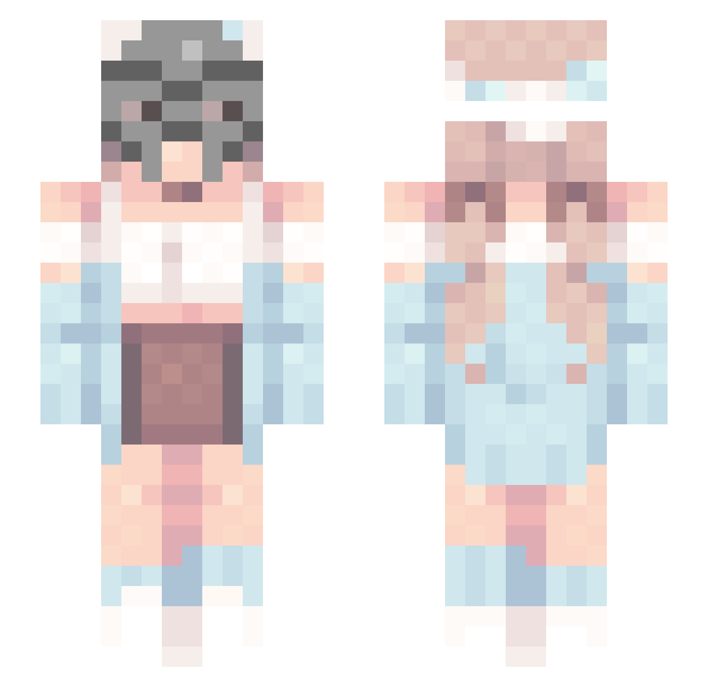 MF_Z00M Minecraft skin, front and back view