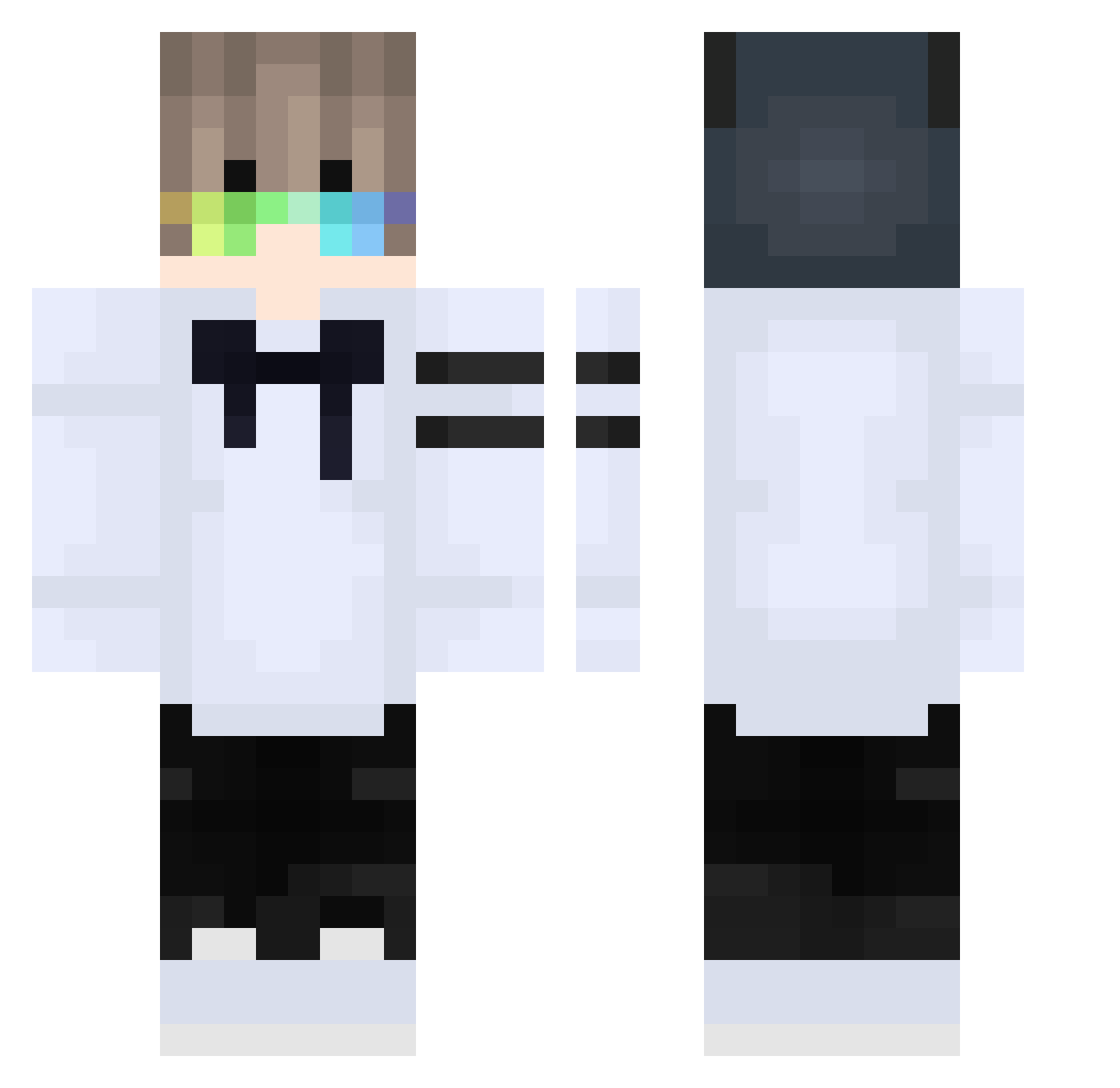 SeanDonnery Minecraft skin, front and back view