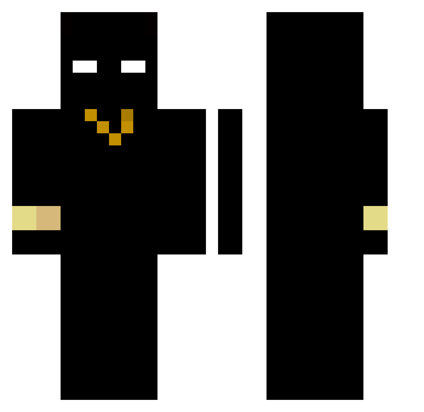 sxmael7 Minecraft skin, front and back view