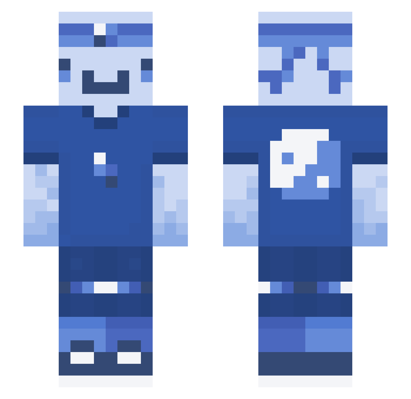 sak1_swag Minecraft skin, front and back view