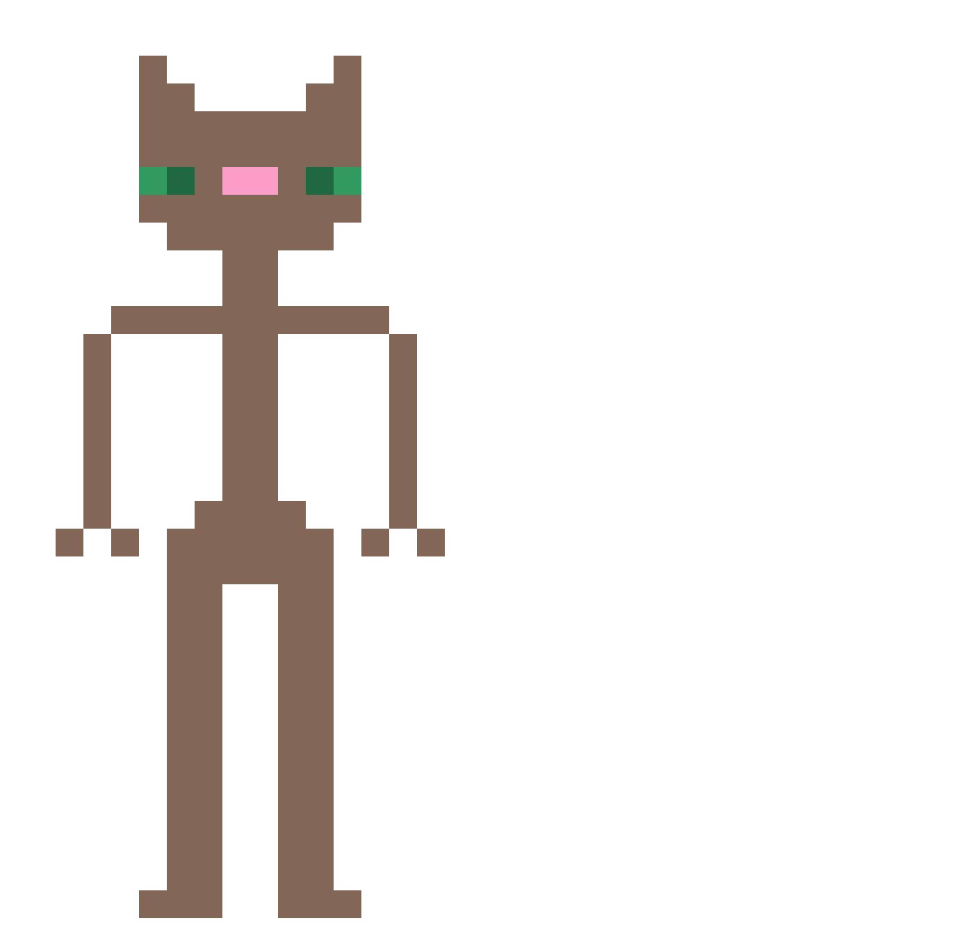 waffle401 Minecraft skin, front and back view