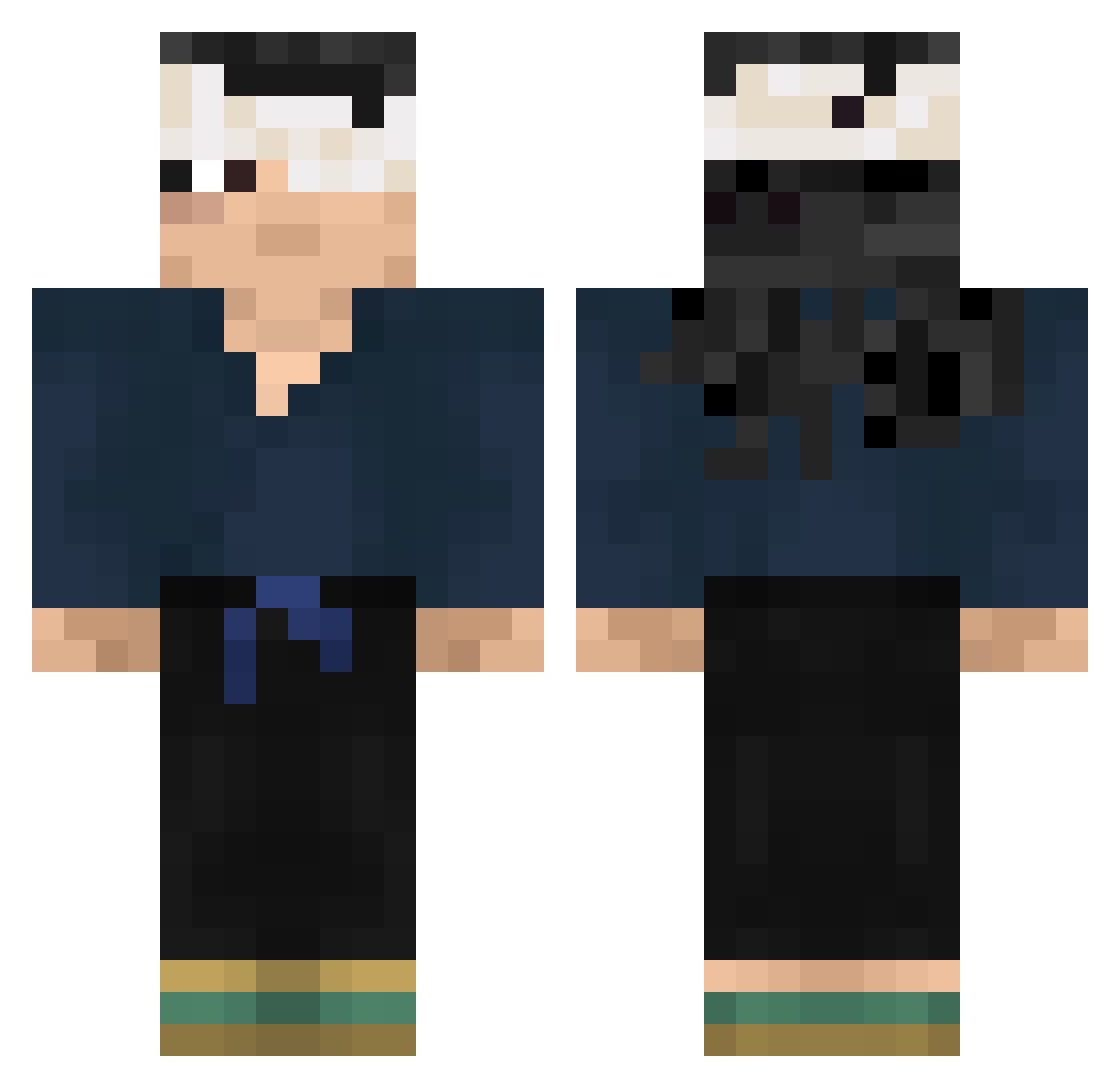 Feygo_ Minecraft skin, front and back view
