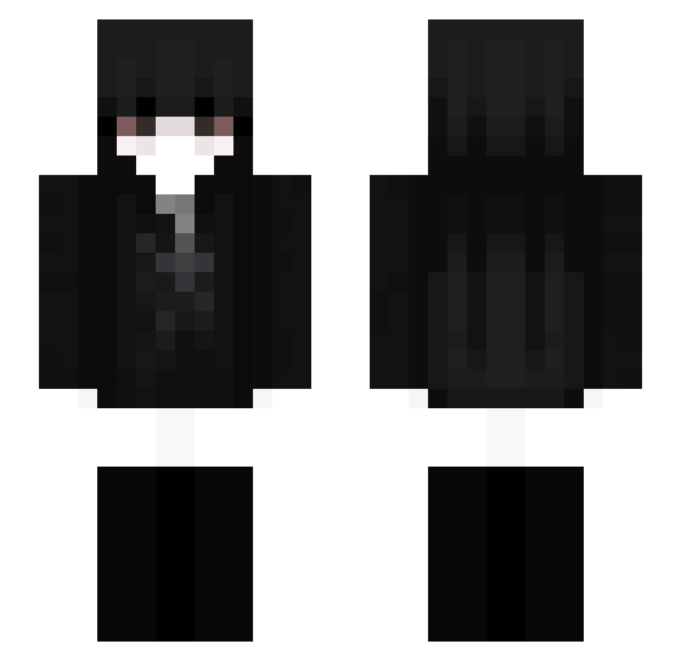 xiaofeng_GG Minecraft skin, front and back view