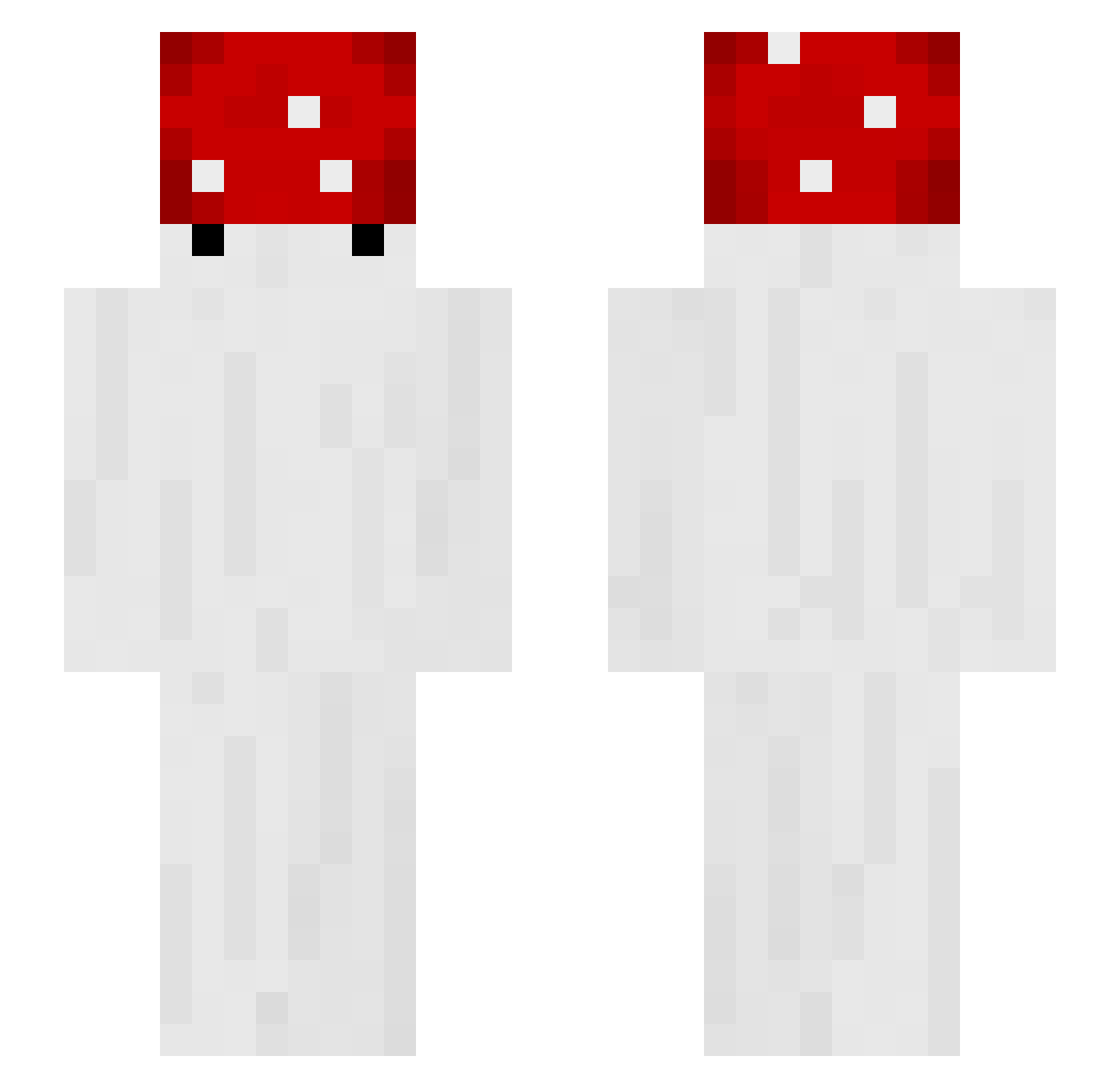MrMiecio Minecraft skin, front and back view