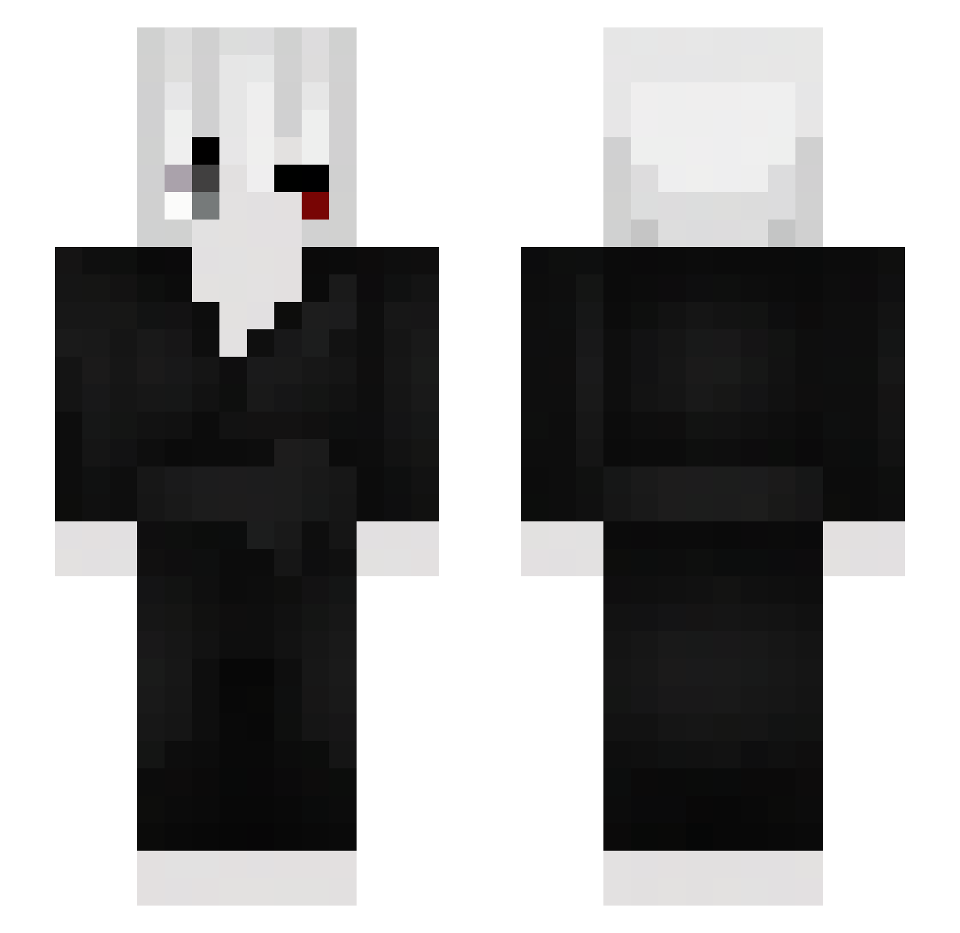 vxnityy_ Minecraft skin, front and back view