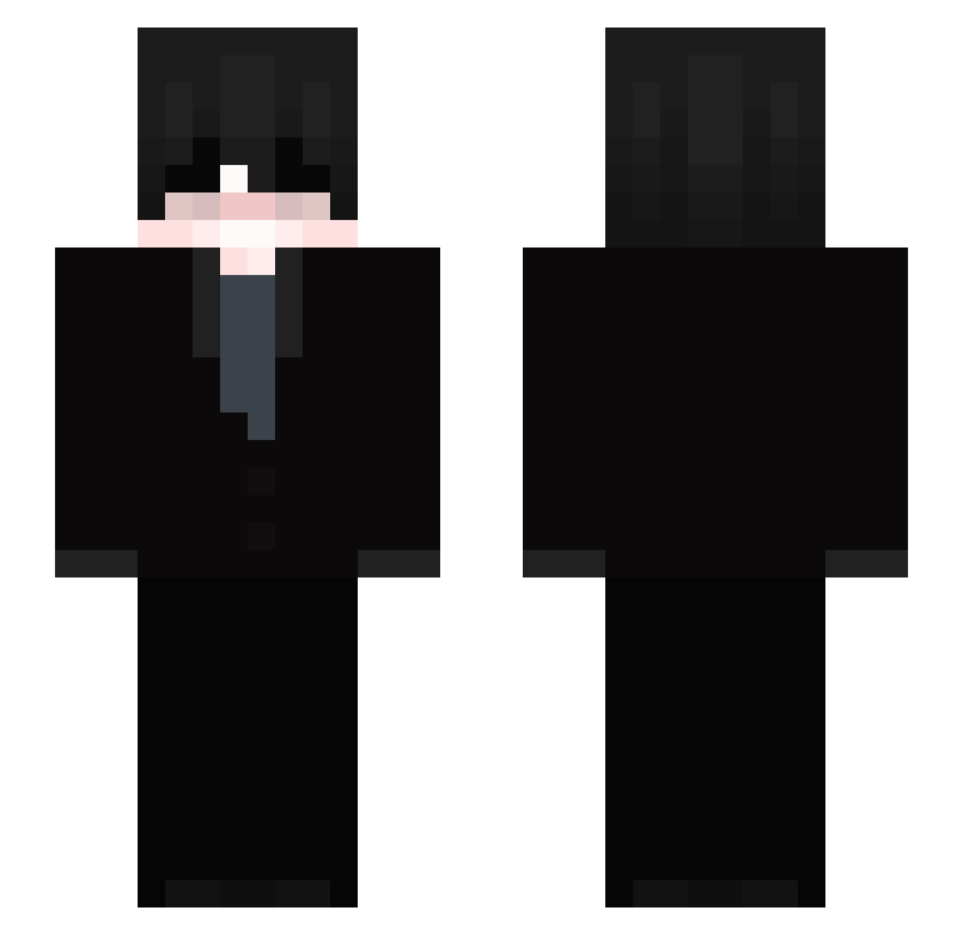 blazecord971 Minecraft skin, front and back view