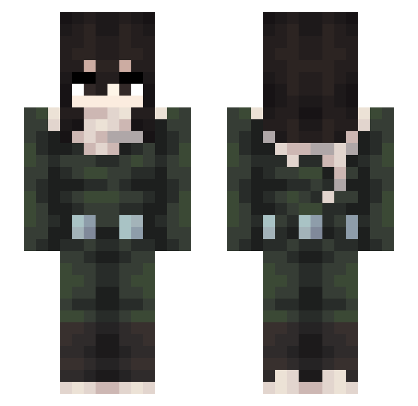 chxrryblossoming Minecraft skin, front and back view