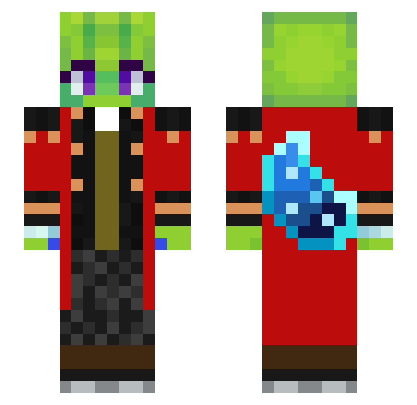 William_K541 Minecraft skin, front and back view