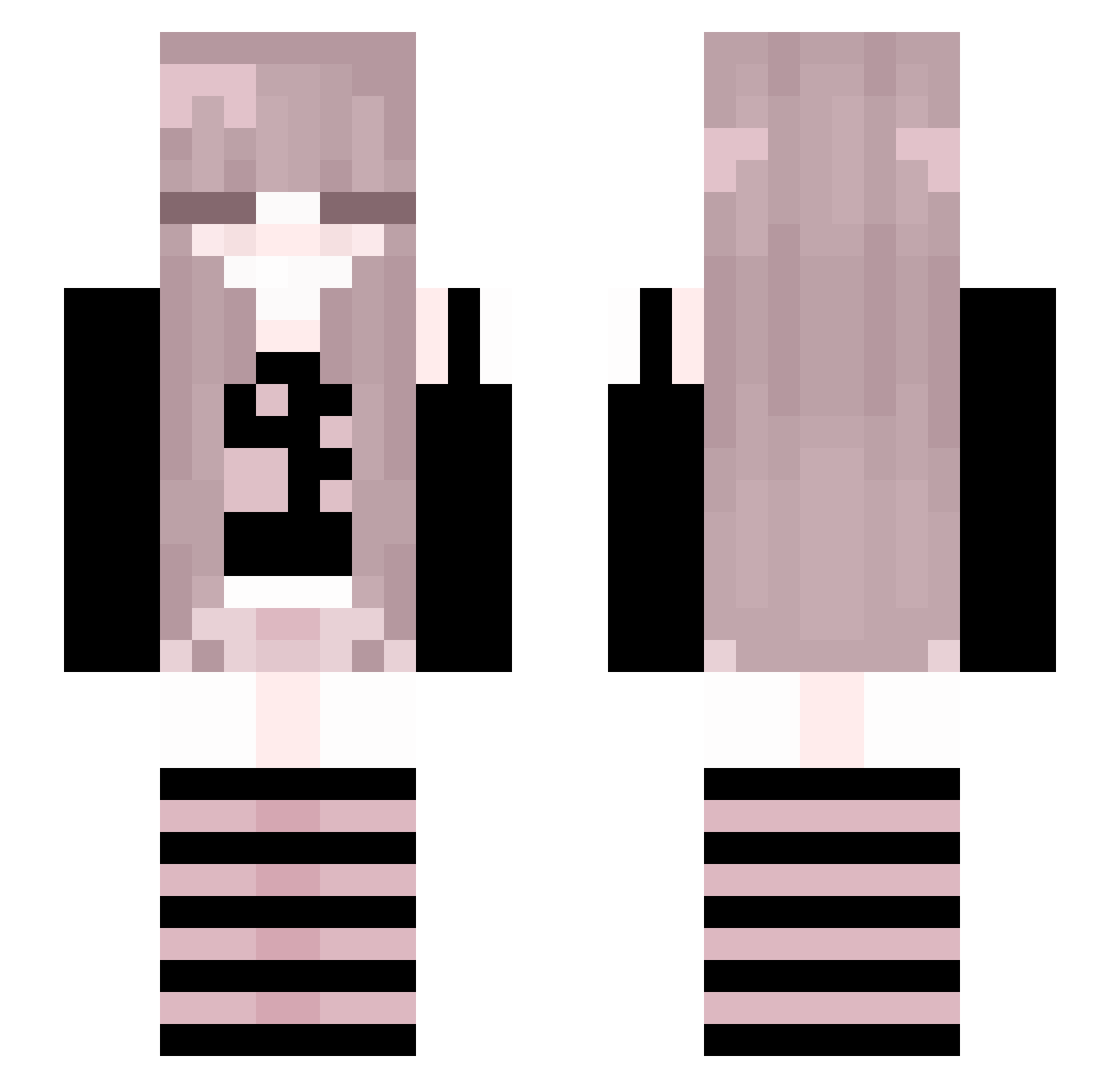 SoupNxgget Minecraft skin, front and back view