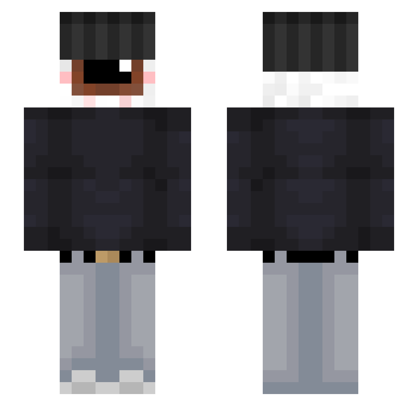 _FallenAce_ Minecraft skin, front and back view