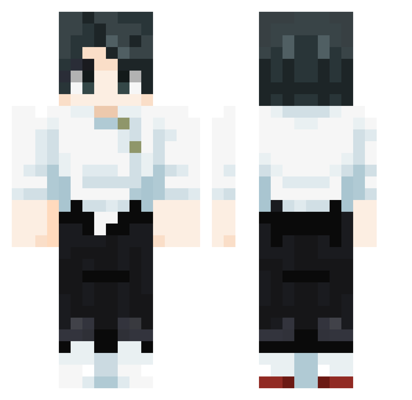 Brucie_boi Minecraft skin, front and back view