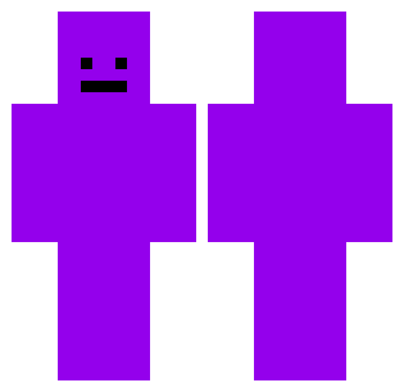 salt_989 Minecraft skin, front and back view