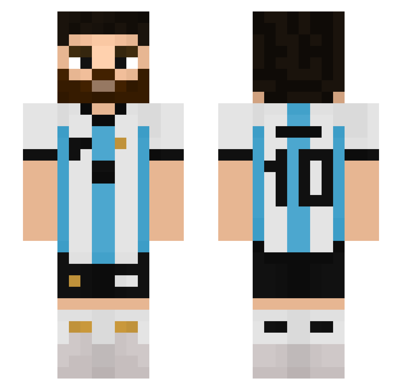 zdzich_22 Minecraft skin, front and back view