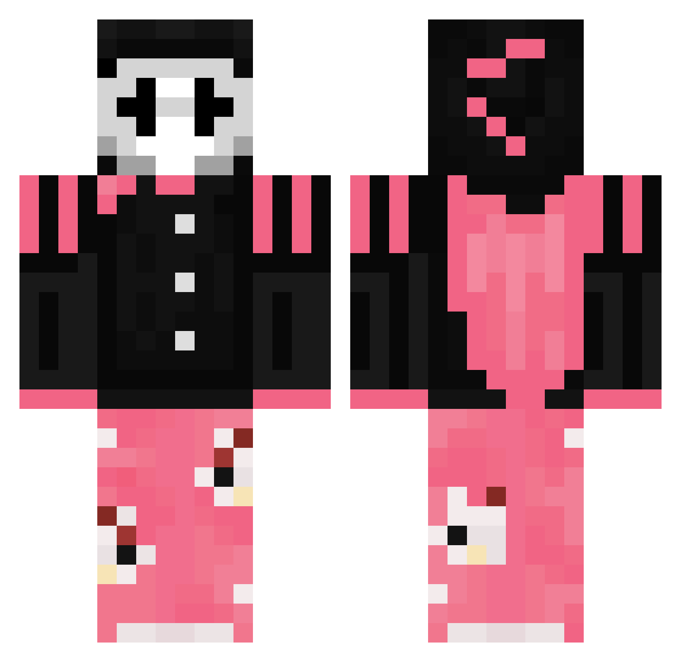 strynxxxxxxxxx Minecraft skin, front and back view