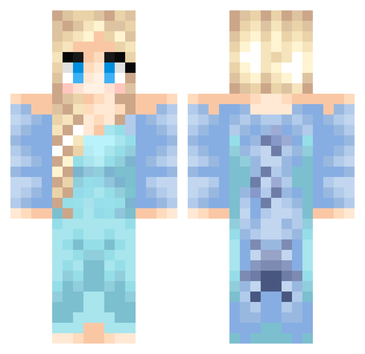 Madeleinxxd - frozen Minecraft skin