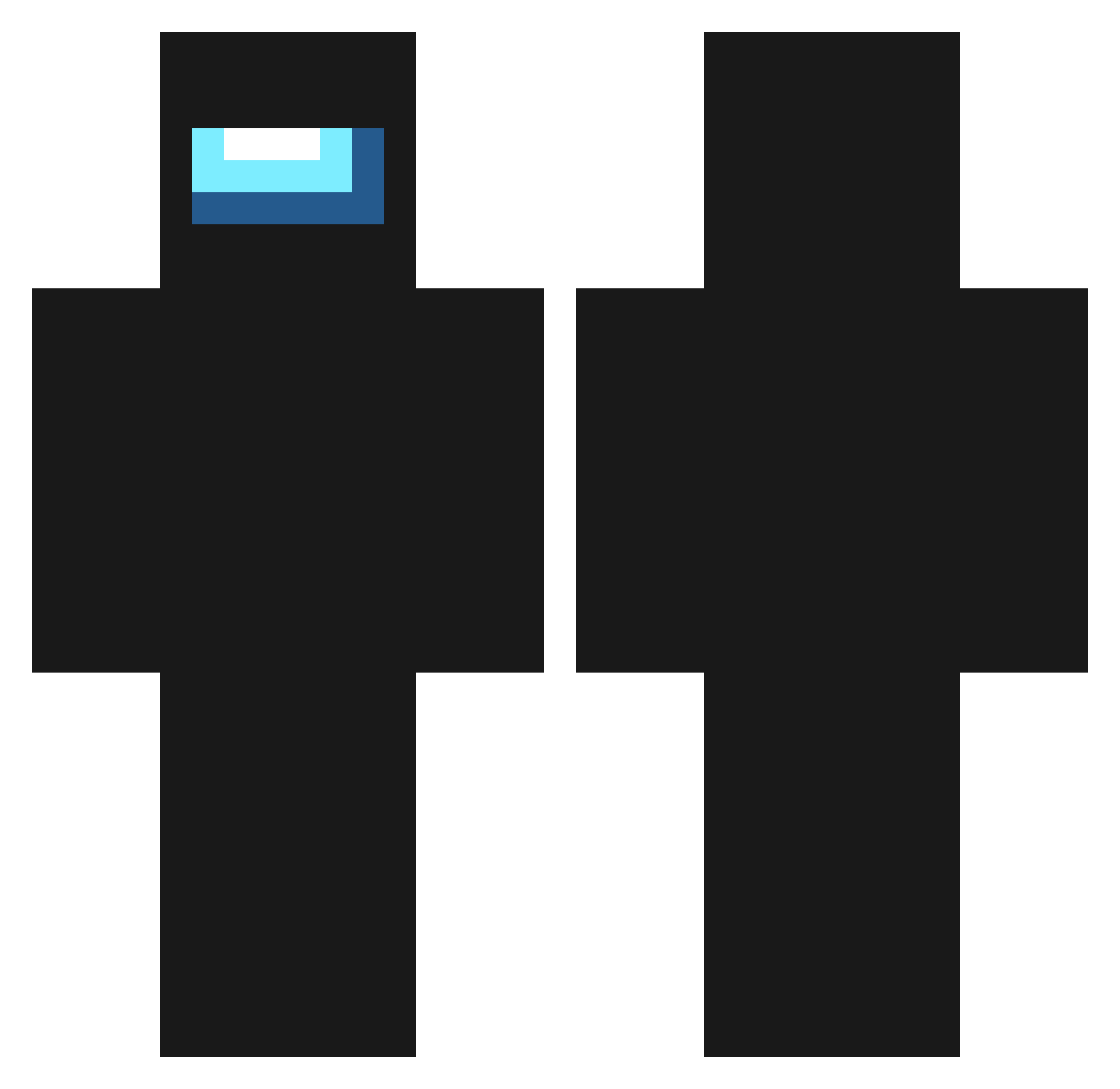 Sylway_ Minecraft skin, front and back view