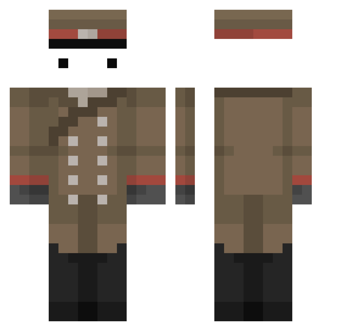 Boxiz_ - military officer Minecraft skin