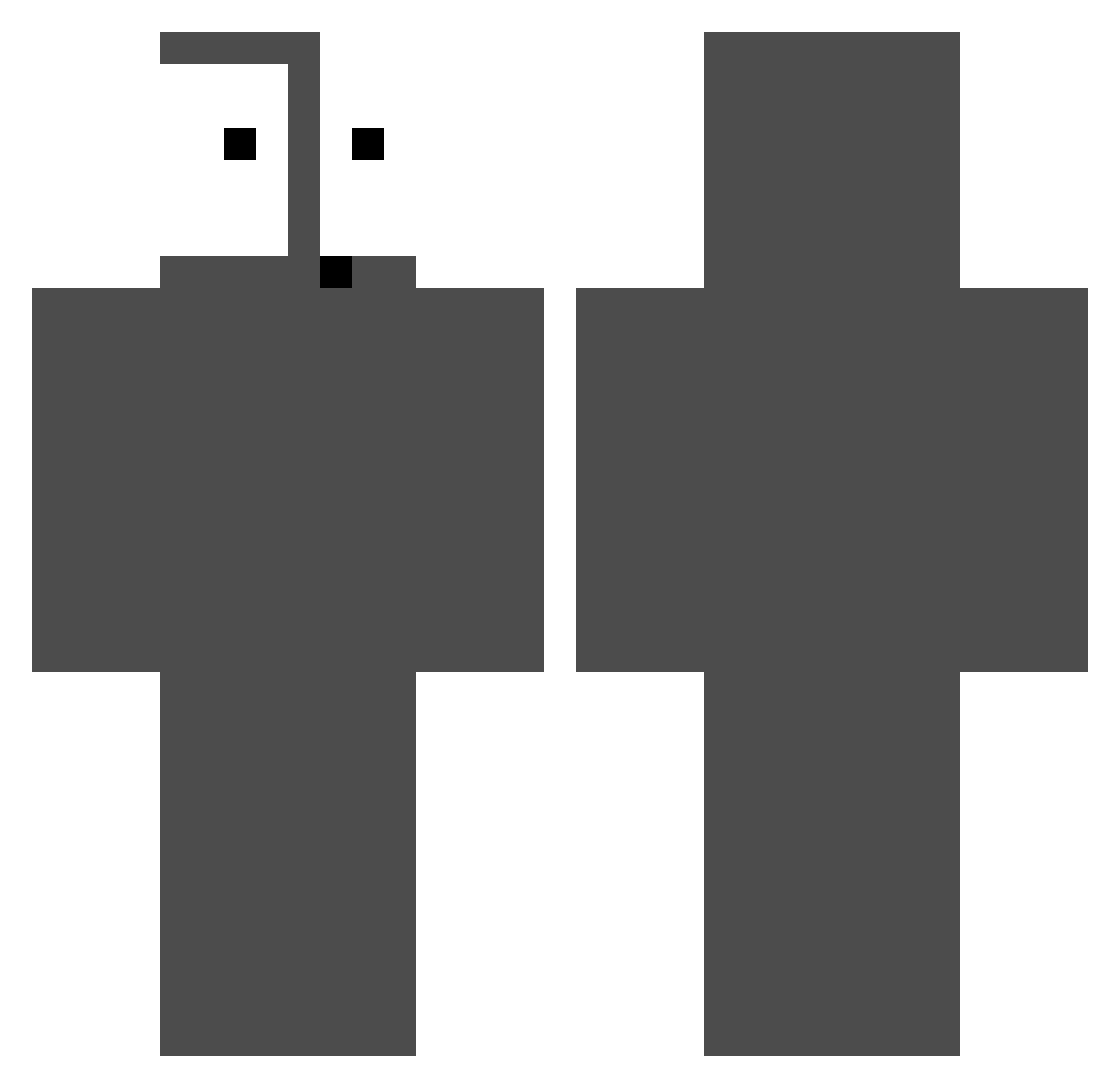 yalli12712 Minecraft skin, front and back view
