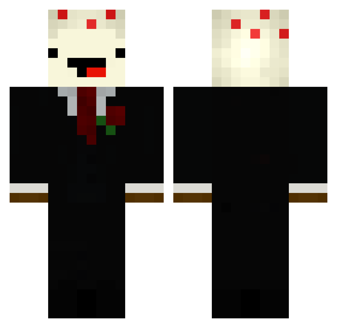 IISmoothII Minecraft skin, front and back view