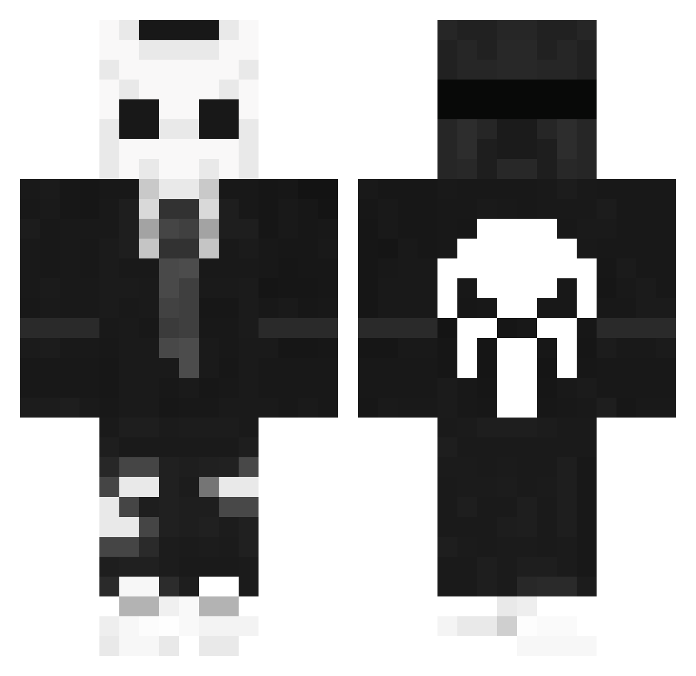 pepeon2minecraft Minecraft skin, front and back view