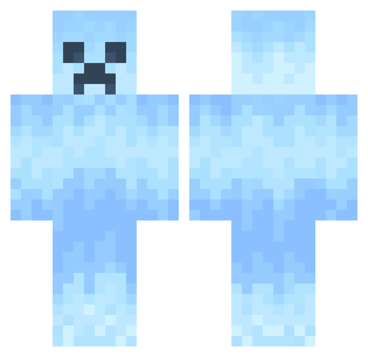 naw200 Minecraft skin, front and back view