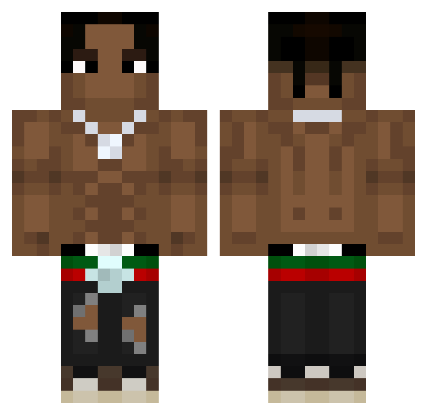 Coby24_ Minecraft skin, front and back view