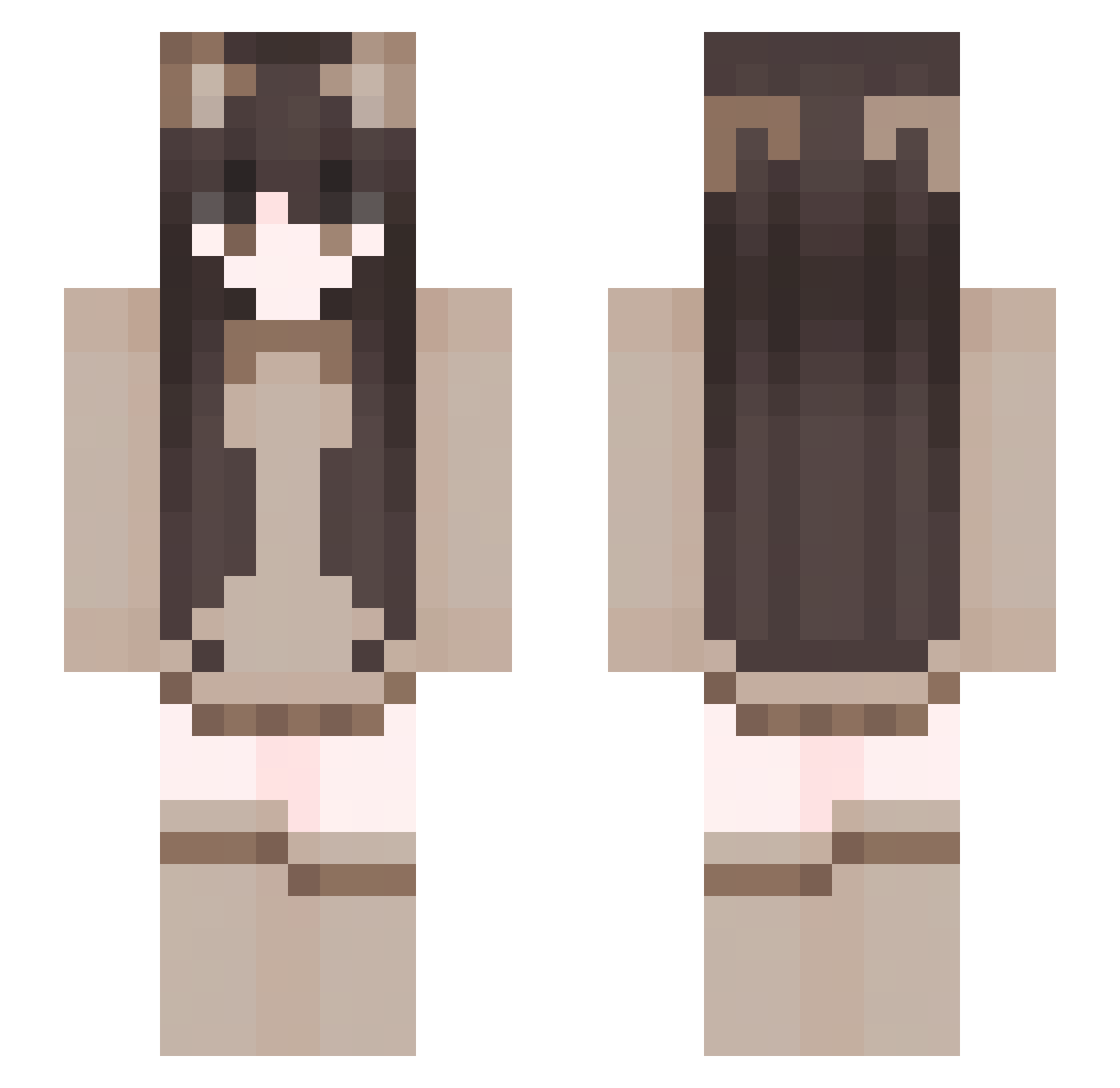Jovii___ Minecraft skin, front and back view