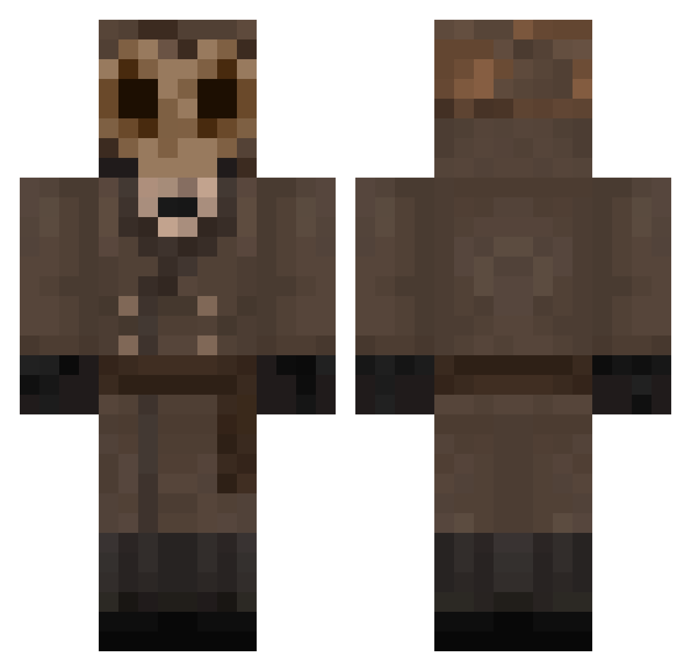 hyp3rspac3_ Minecraft skin, front and back view