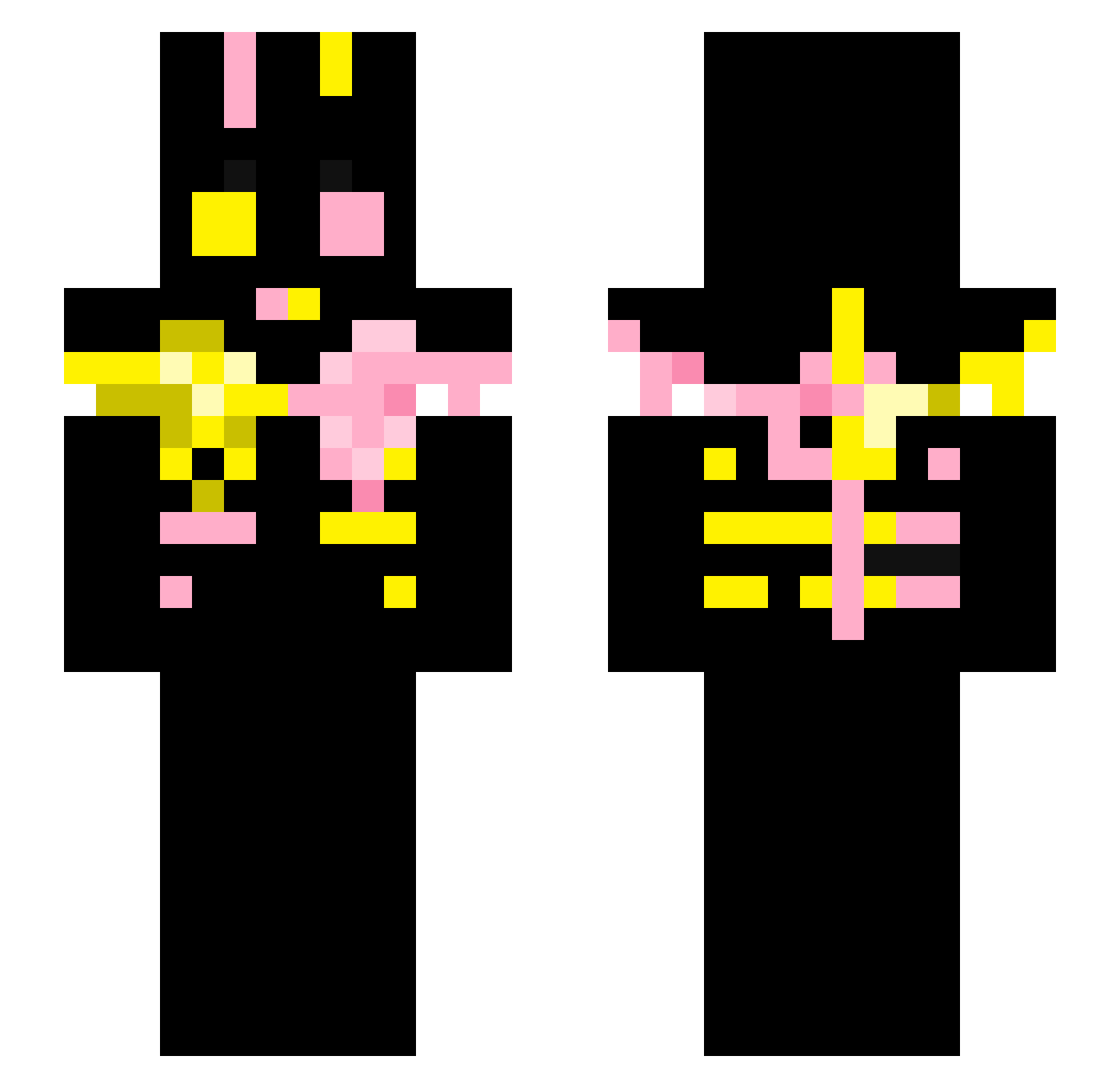 cofurai Minecraft skin, front and back view