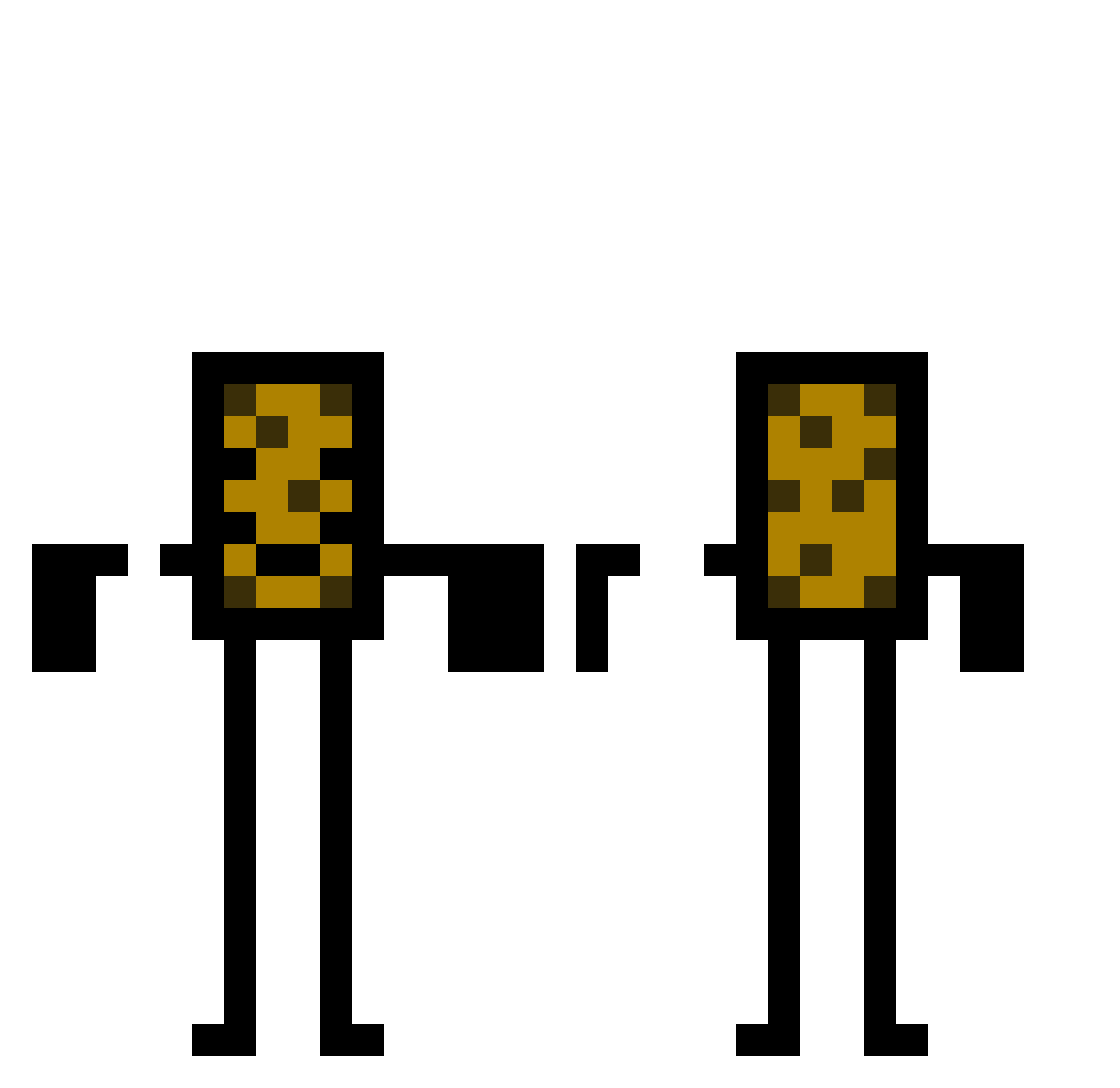 ItsKailo Minecraft skin, front and back view