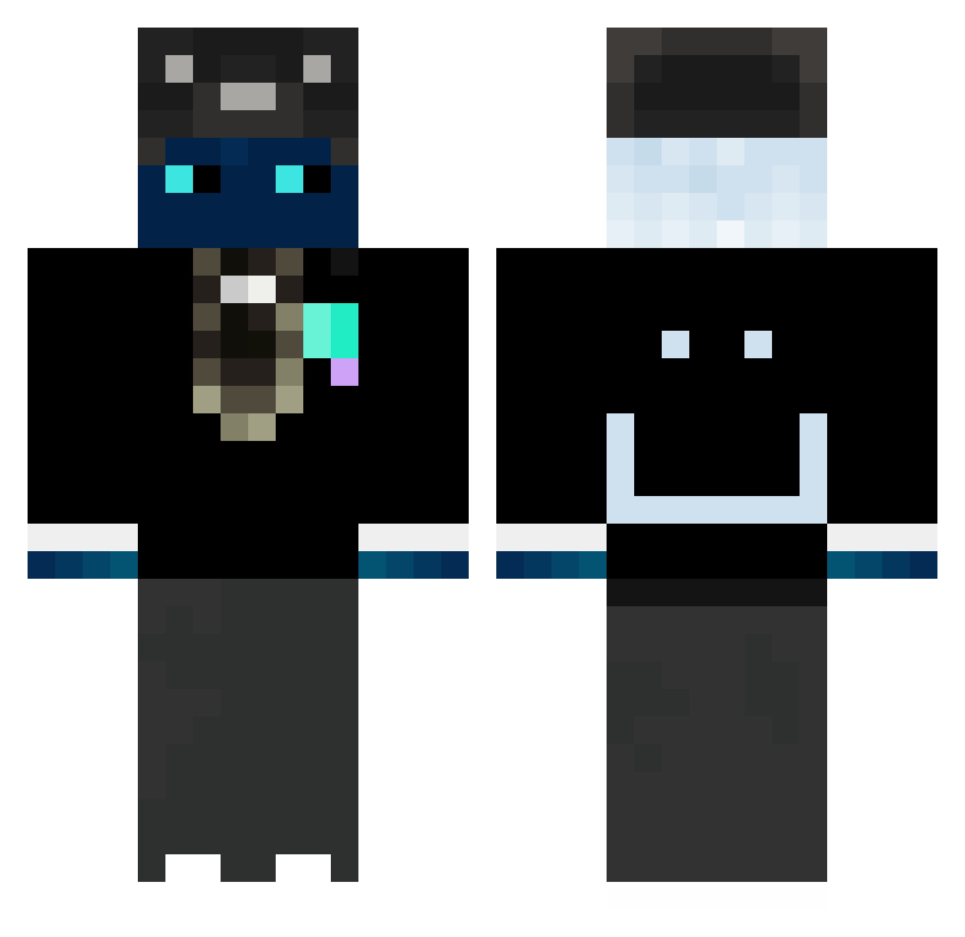 TunaMatataaa Minecraft skin, front and back view