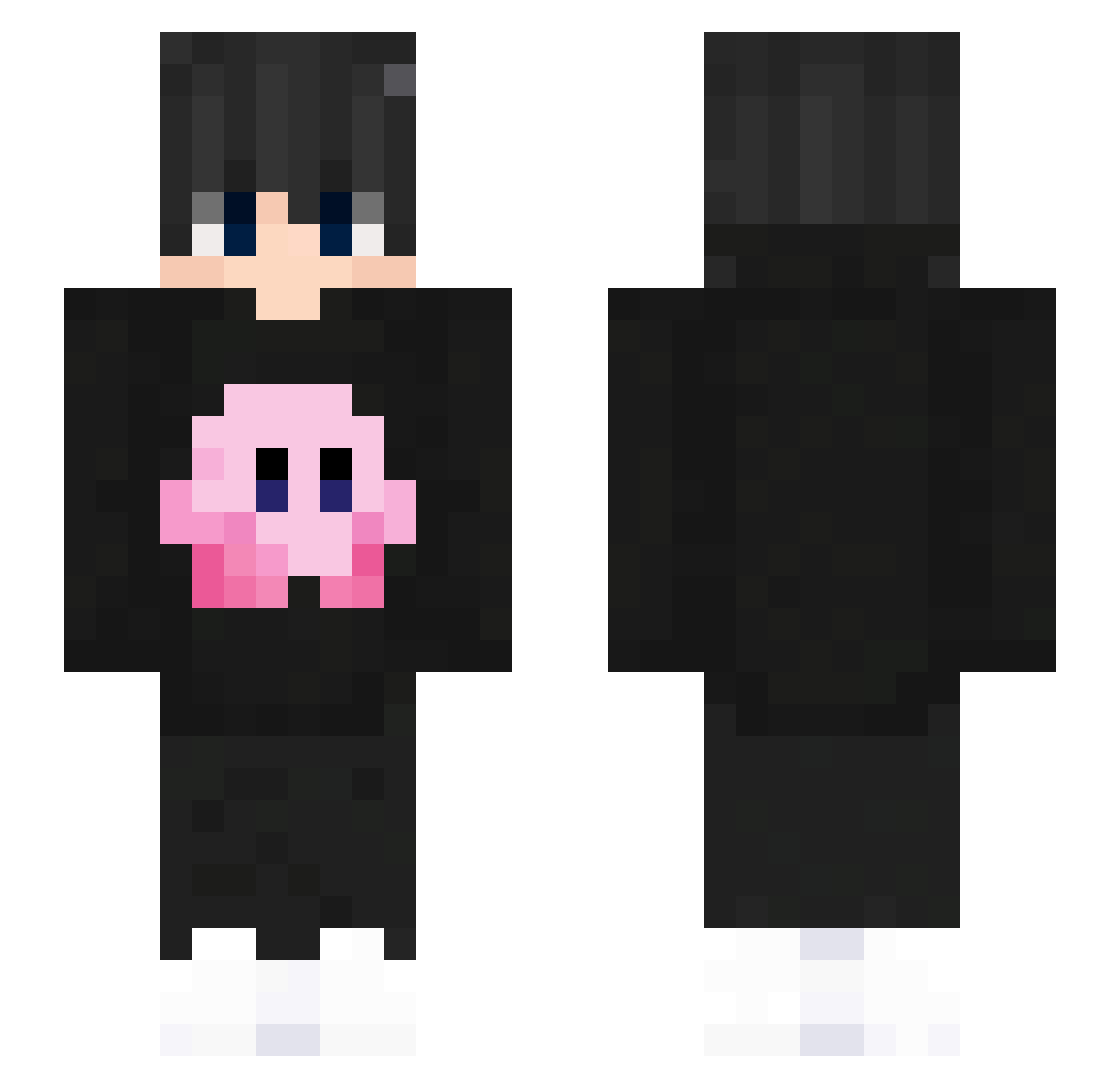 irishlad1080 Minecraft skin, front and back view