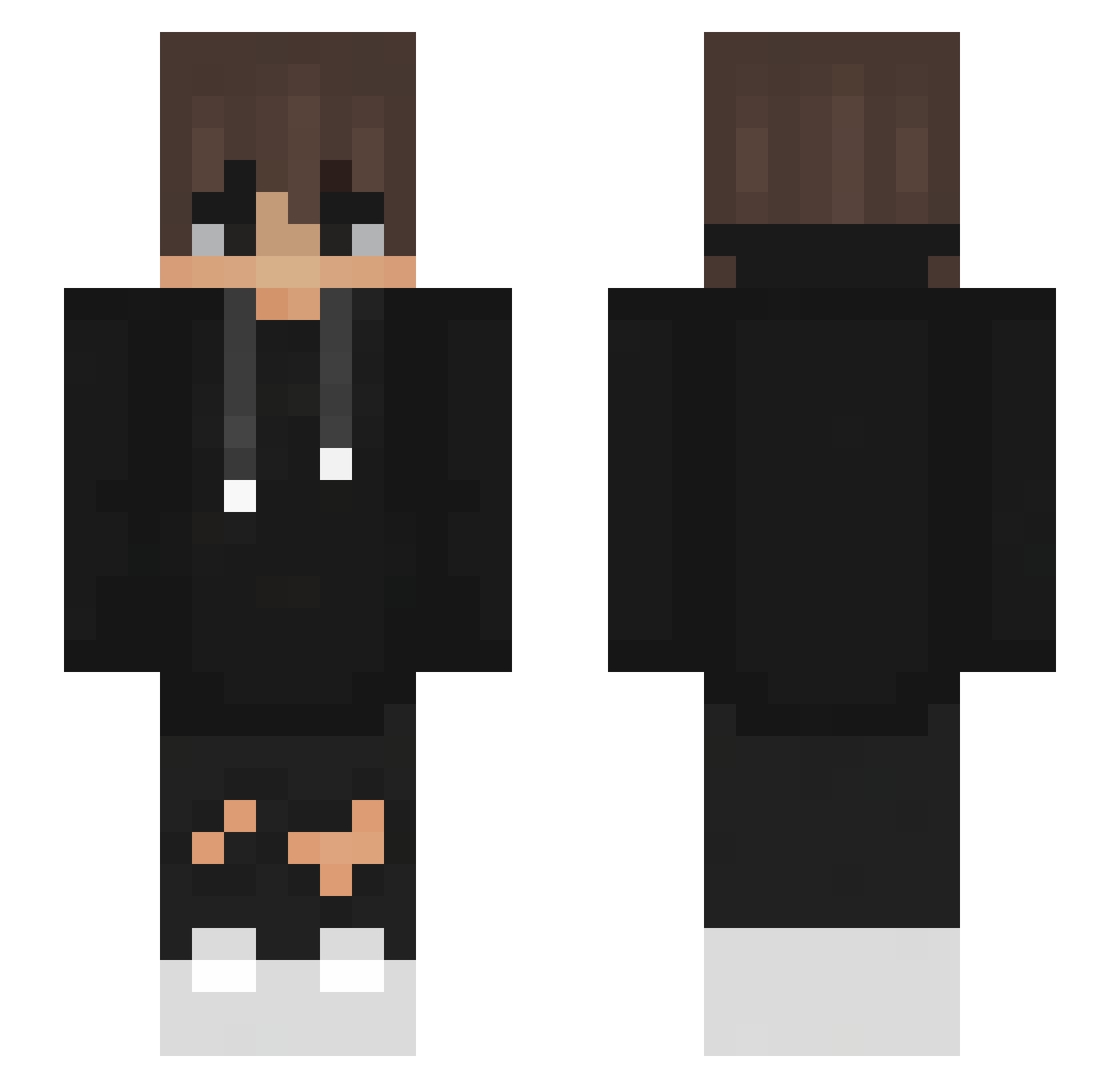 spentexponet49 Minecraft skin, front and back view