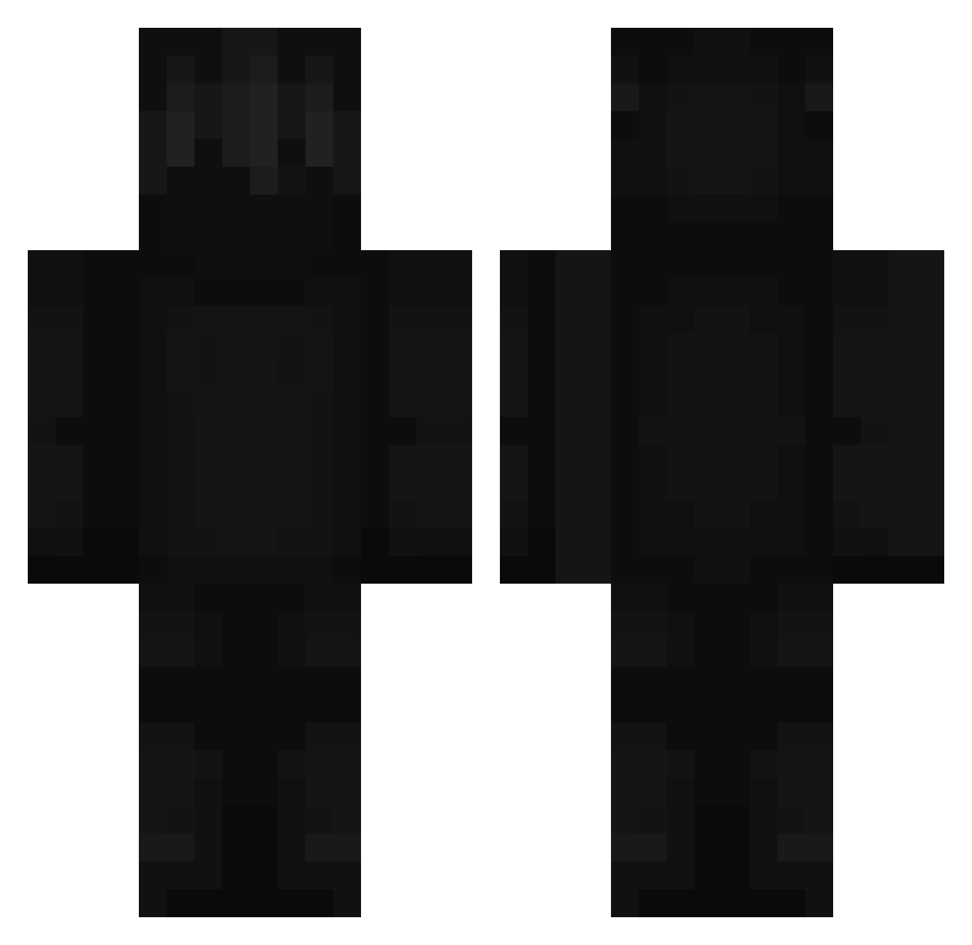 RONKEO Minecraft skin, front and back view