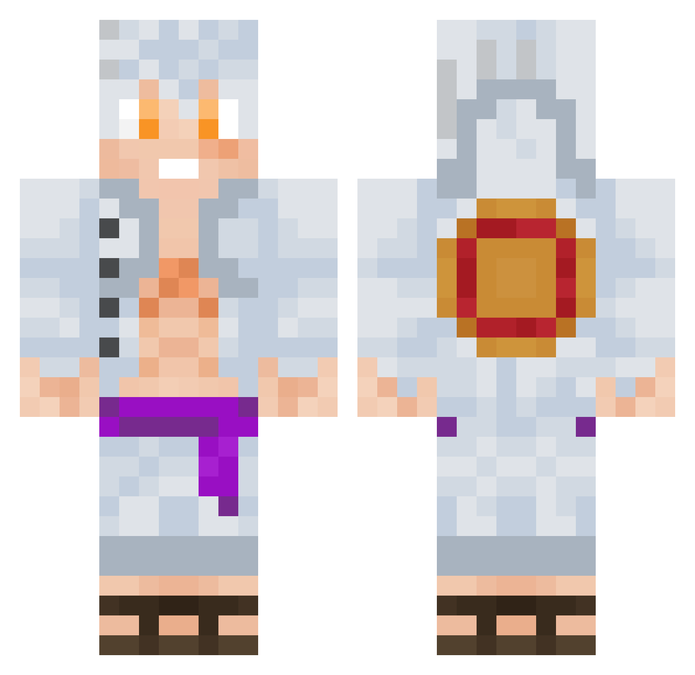 SAR_23 Minecraft skin, front and back view