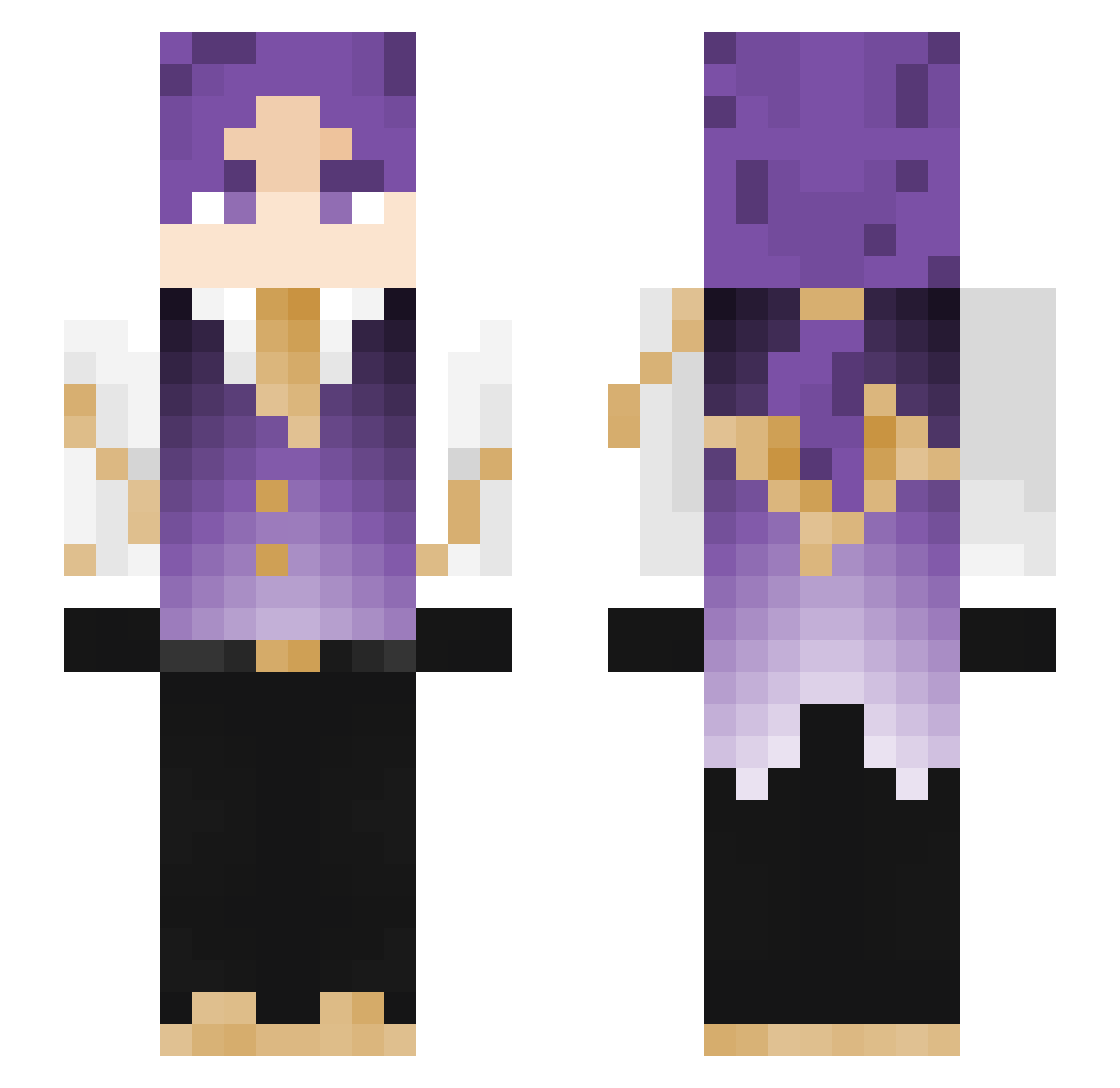 Eltnum_ Minecraft skin, front and back view