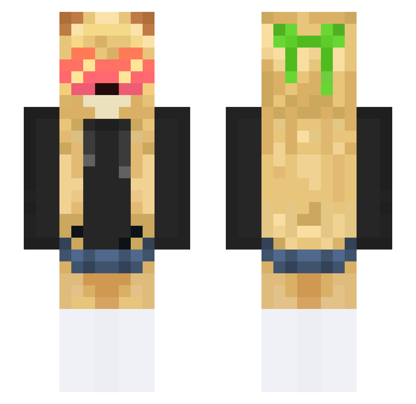 yormom123457 Minecraft skin, front and back view
