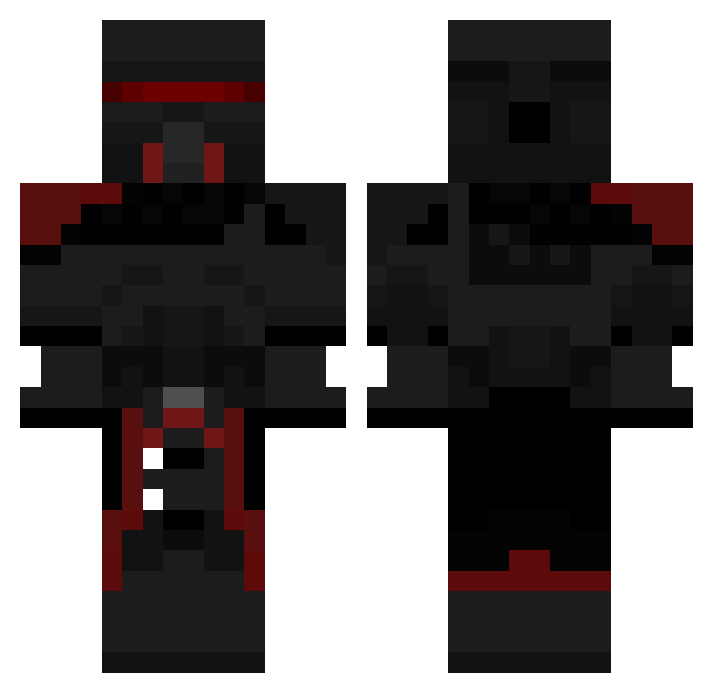 Sir_Heroic Minecraft skin, front and back view