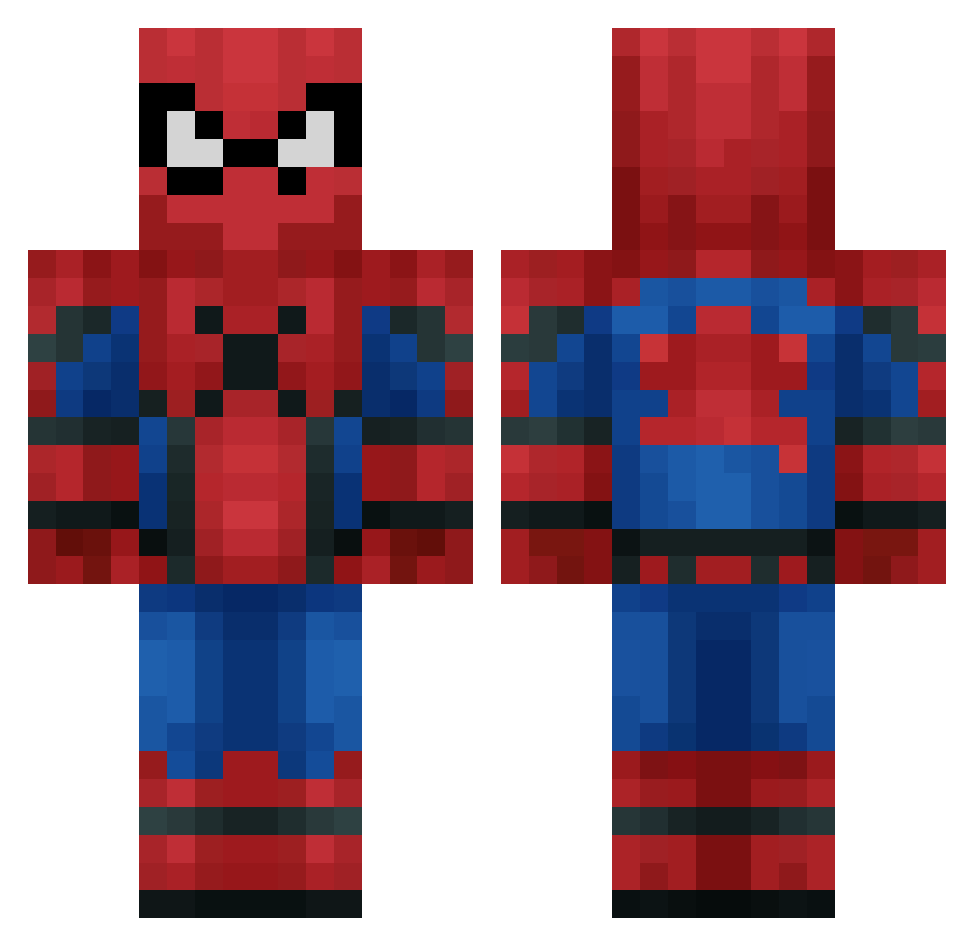 c0dy410 Minecraft skin, front and back view