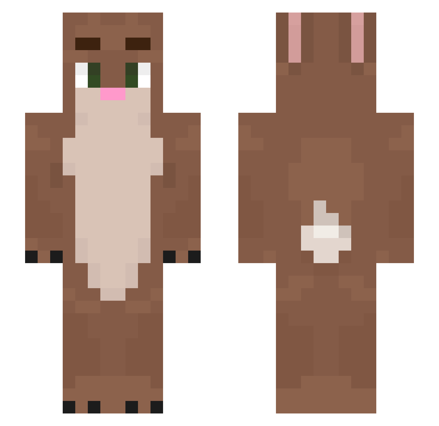 SomeGuyFromOnett Minecraft skin, front and back view