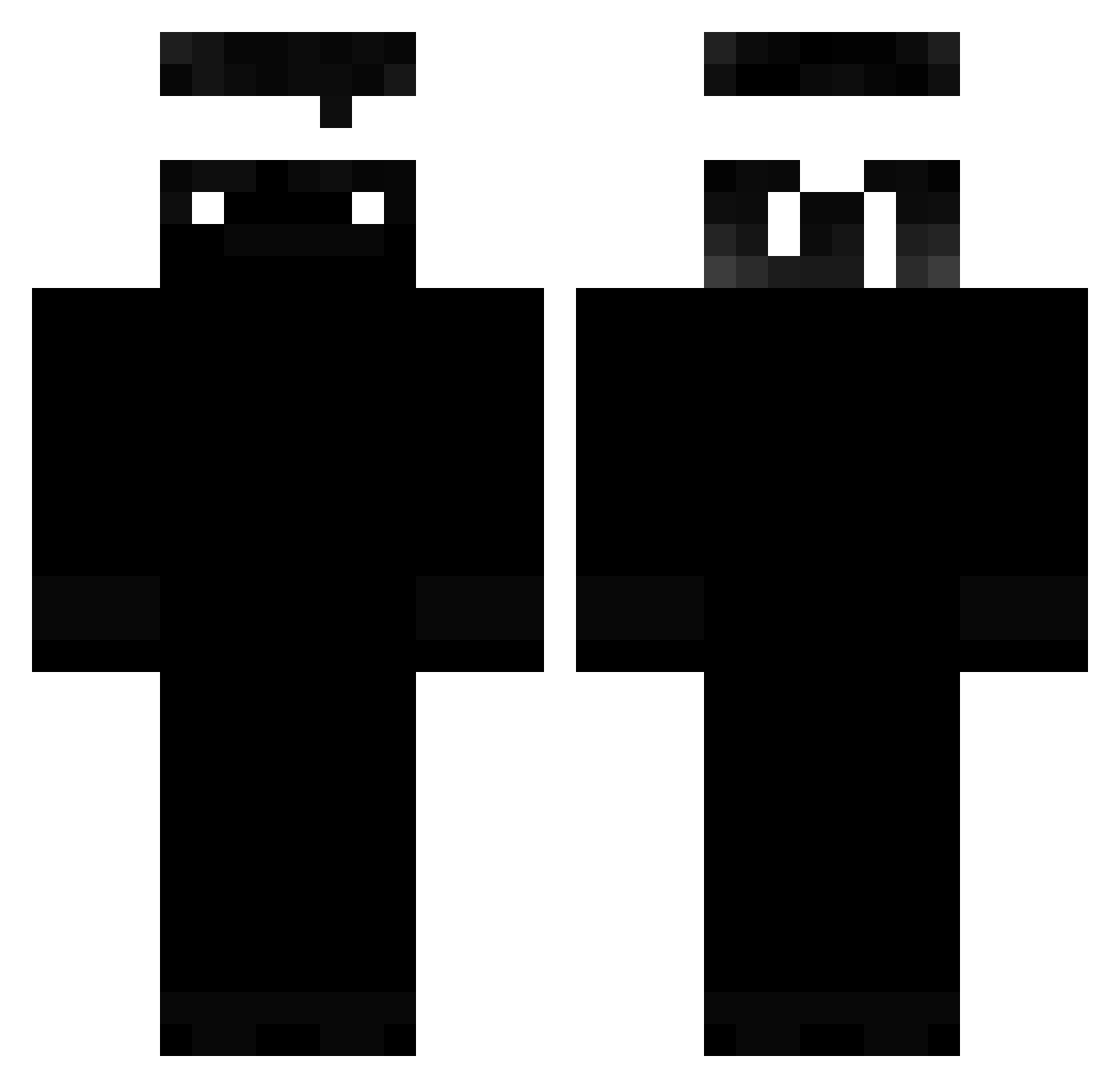 szarpnes Minecraft skin, front and back view