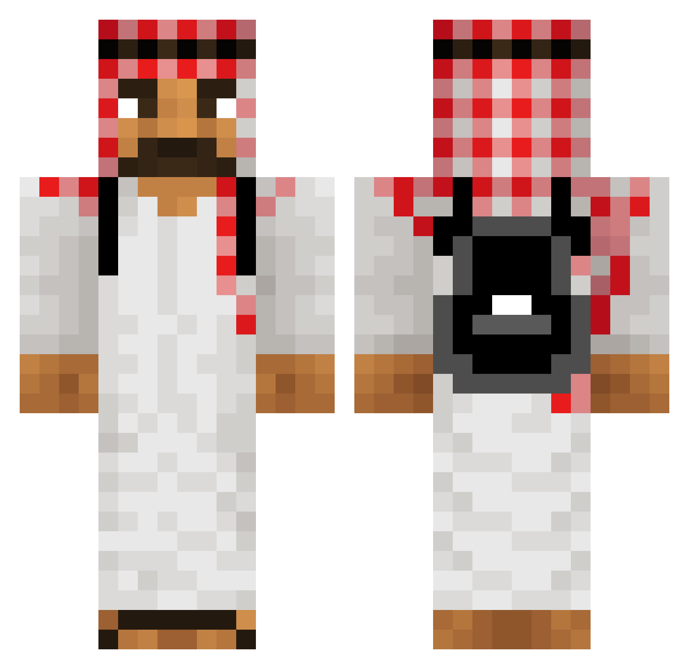 toxdu7080 Minecraft skin, front and back view