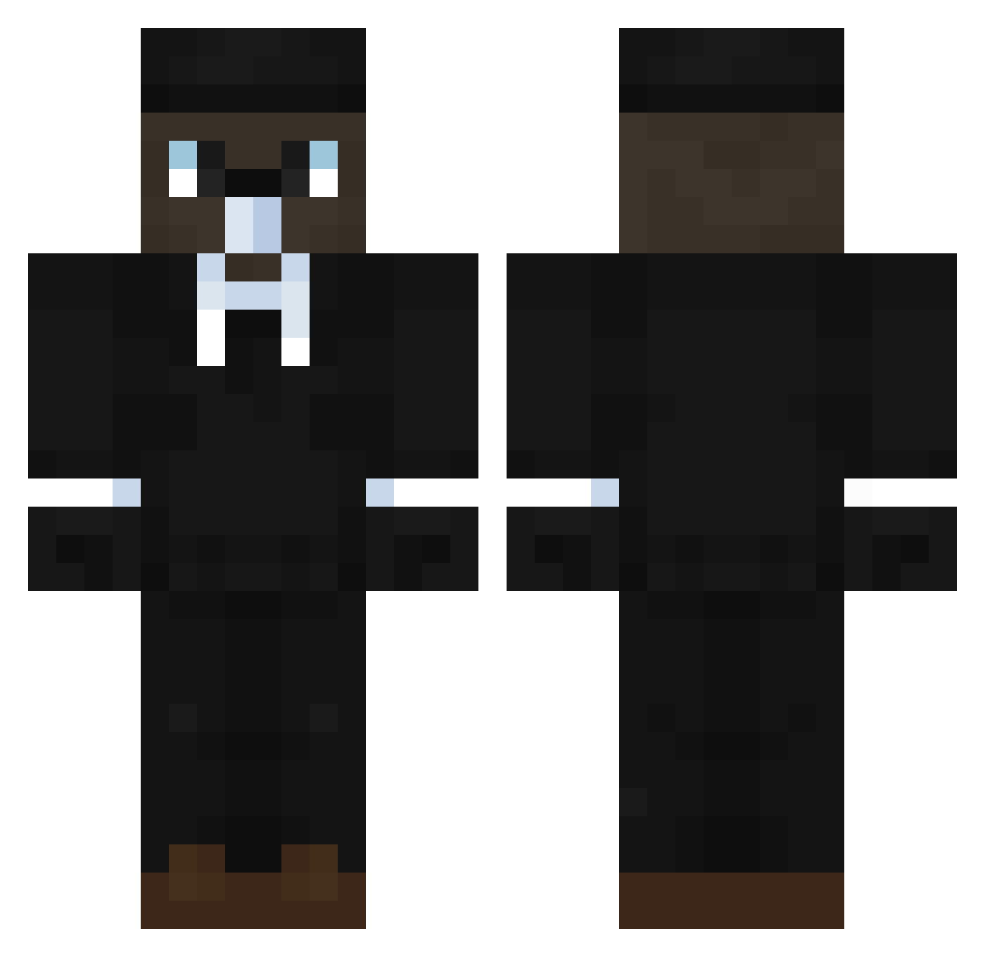 _ExtnaZzZ_ Minecraft skin, front and back view