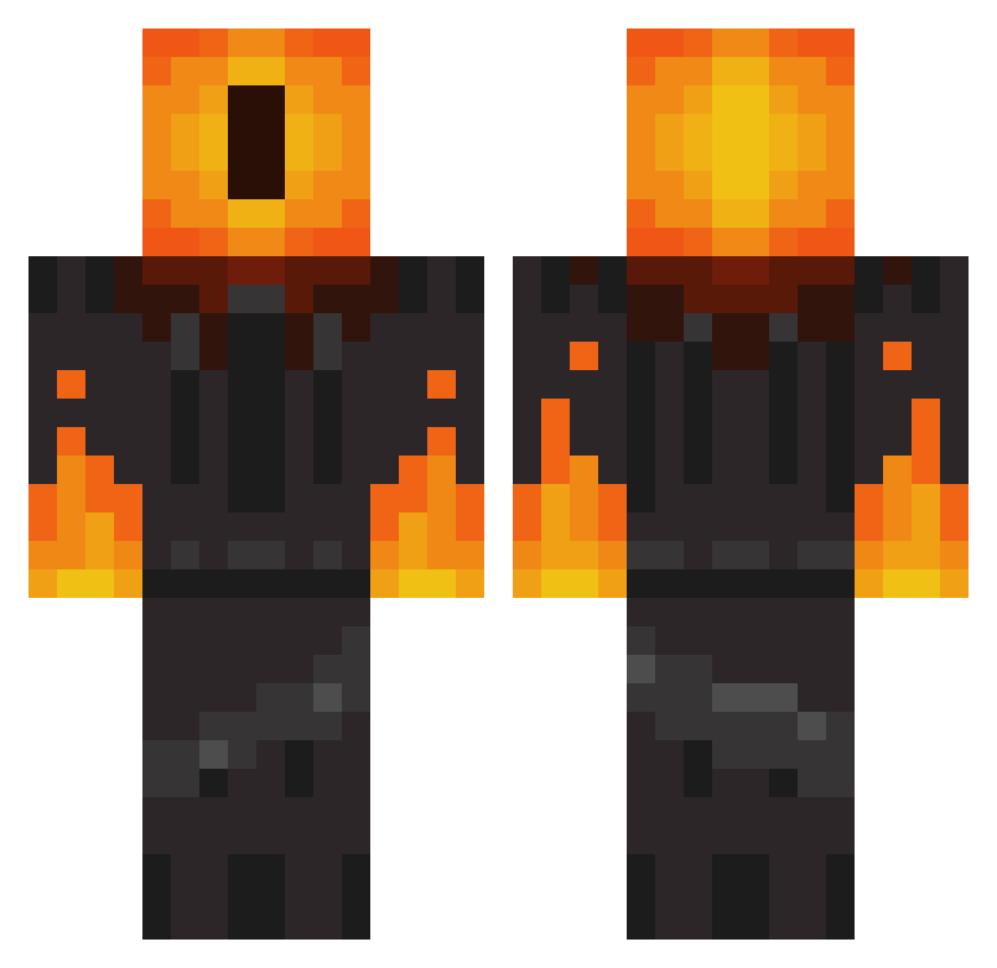 DIDDyus_der_V Minecraft skin, front and back view