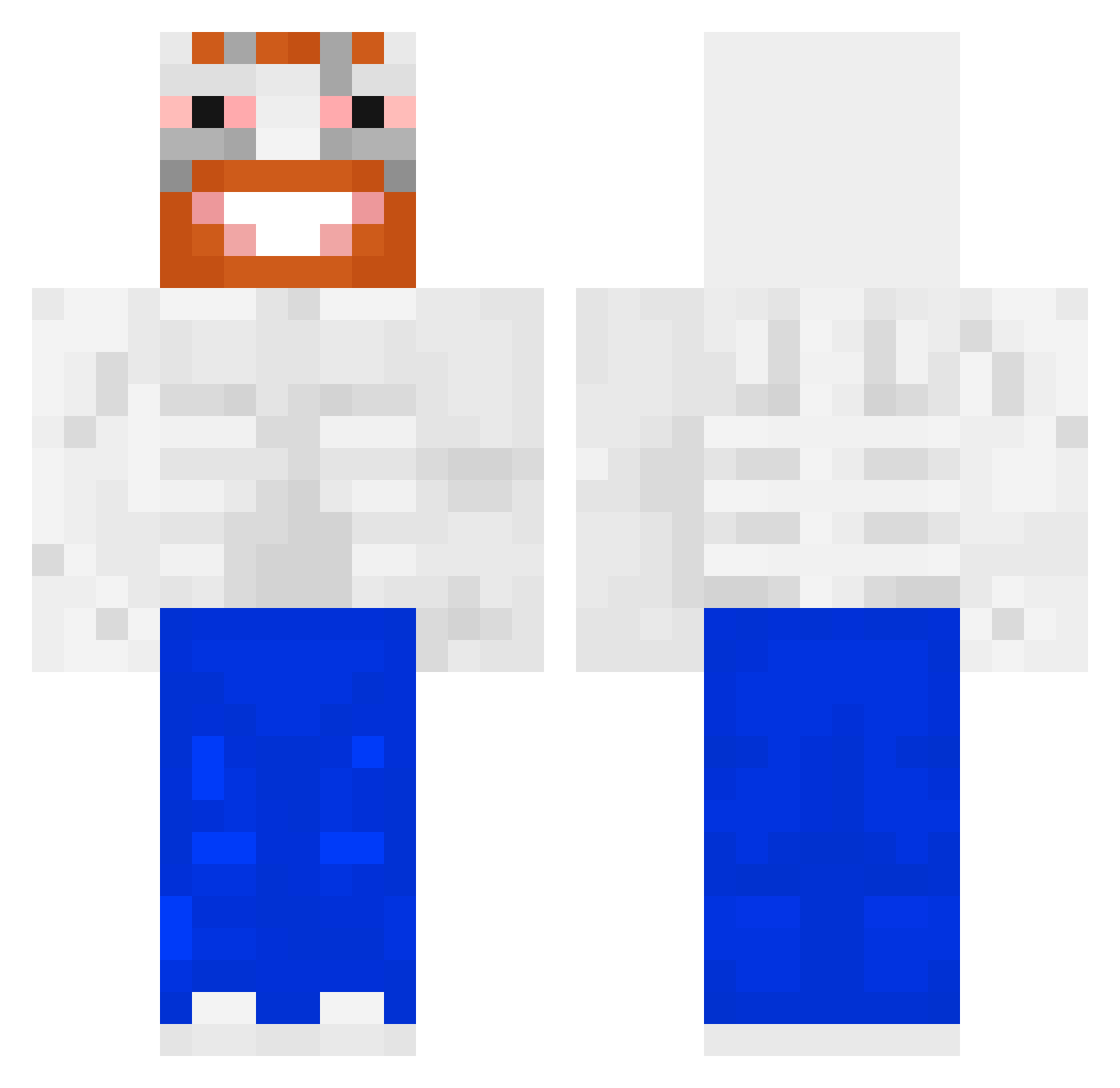 Gamer_real69 Minecraft skin, front and back view