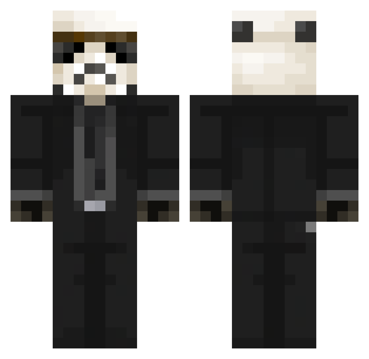 carsondf45 Minecraft skin, front and back view